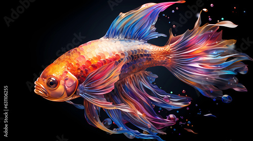 Rainbow color fish