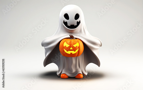 3d rendering halloween character design