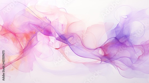 Abstract lavender pastel watercolour drawing on paper