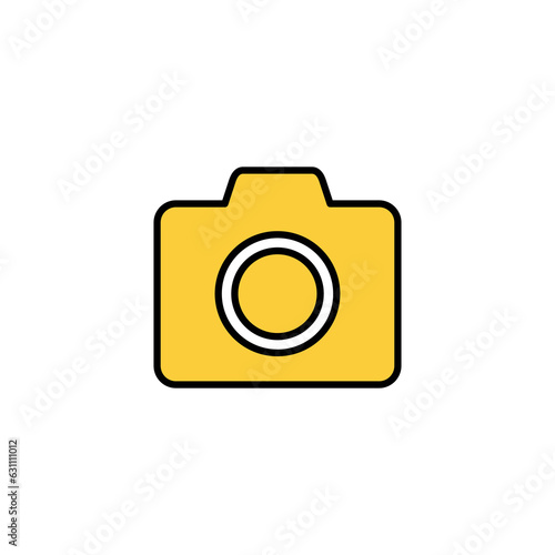 Camera icon vector for web and mobile app. photo camera sign and symbol. photography icon.