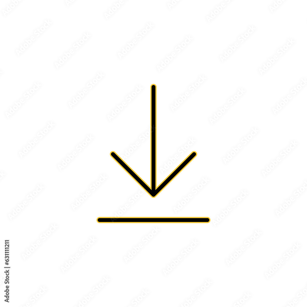Download icon vector for web and mobile app. Download sign and symbol Download icon vector for web and mobile app. Download sign and symbol