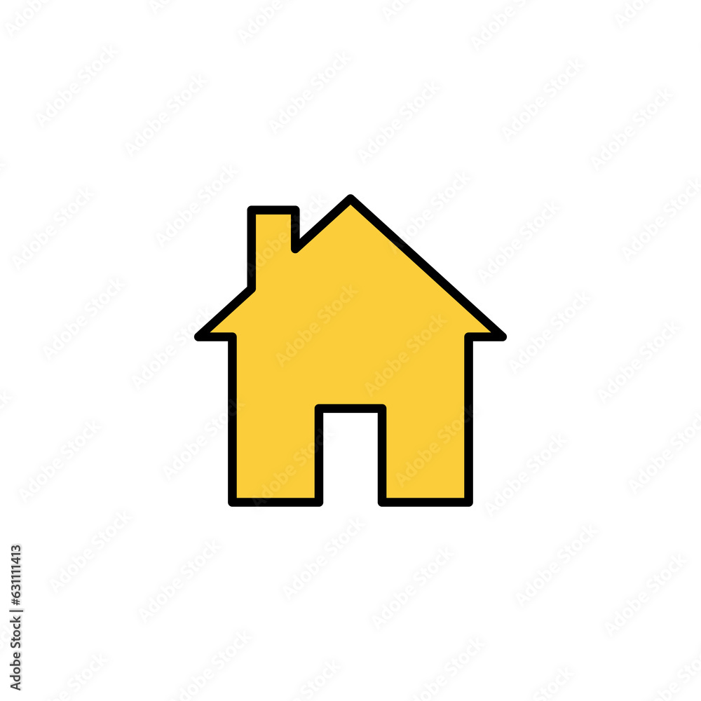 House icon vector for web and mobile app. Home sign and symbol House icon vector for web and mobile app. Home sign and symbol