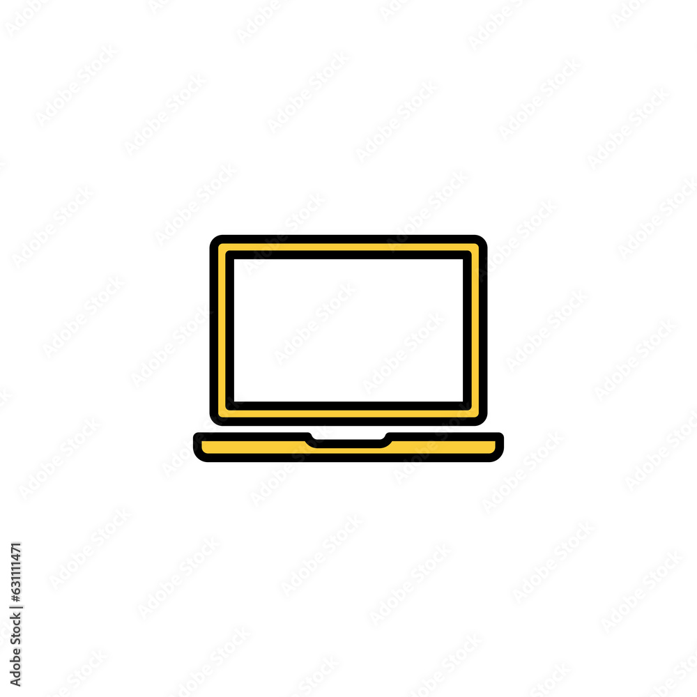 Laptop icon vector for web and mobile app. computer sign and symbol Laptop icon vector for web and mobile app. computer sign and symbol