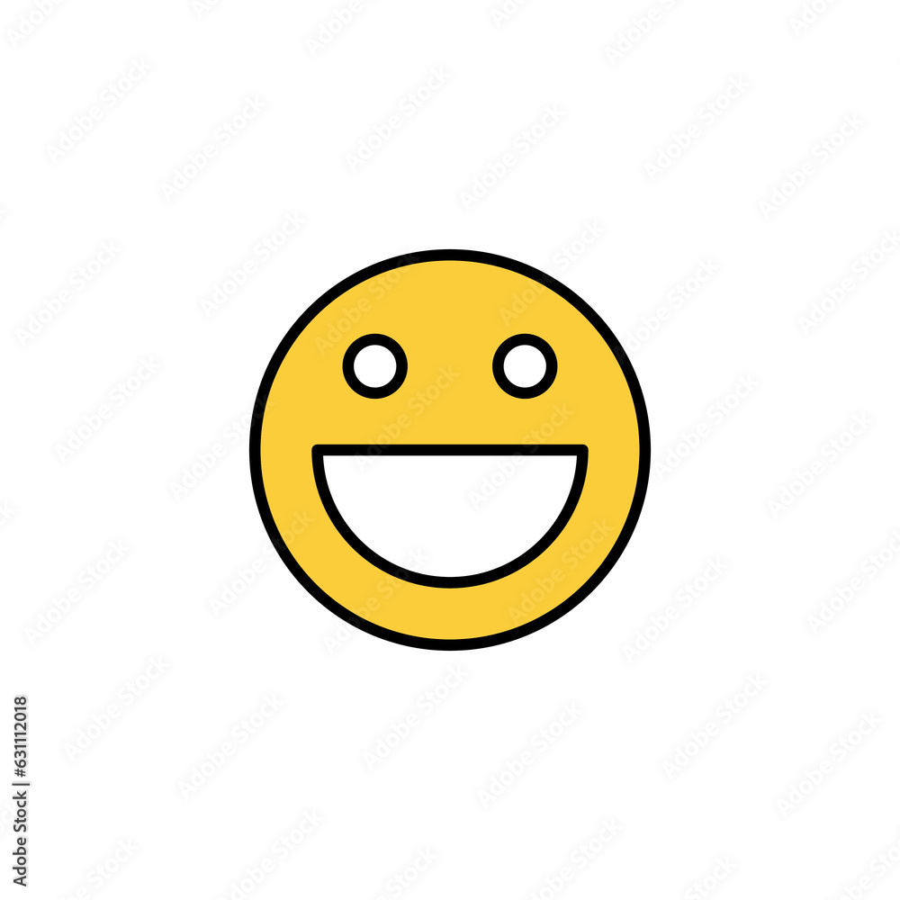 Fototapeta premium smile icon vector for web and mobile app. smile emoticon icon. feedback sign and symbol