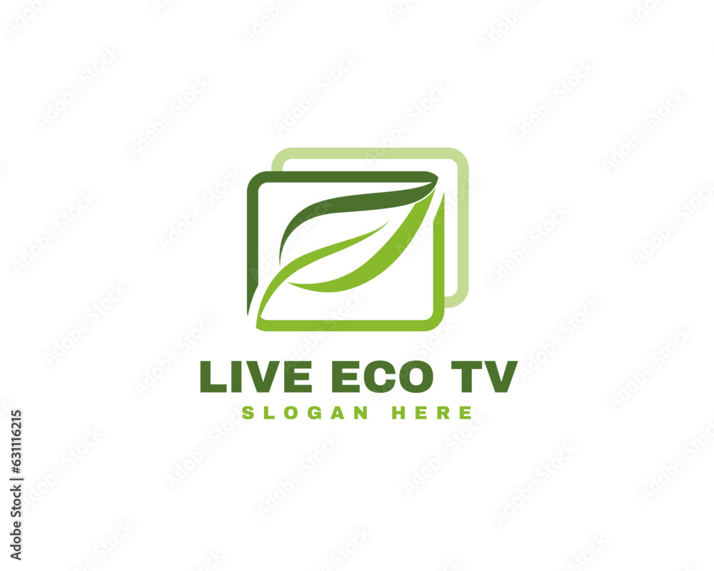 Live Eco TV Logo Design