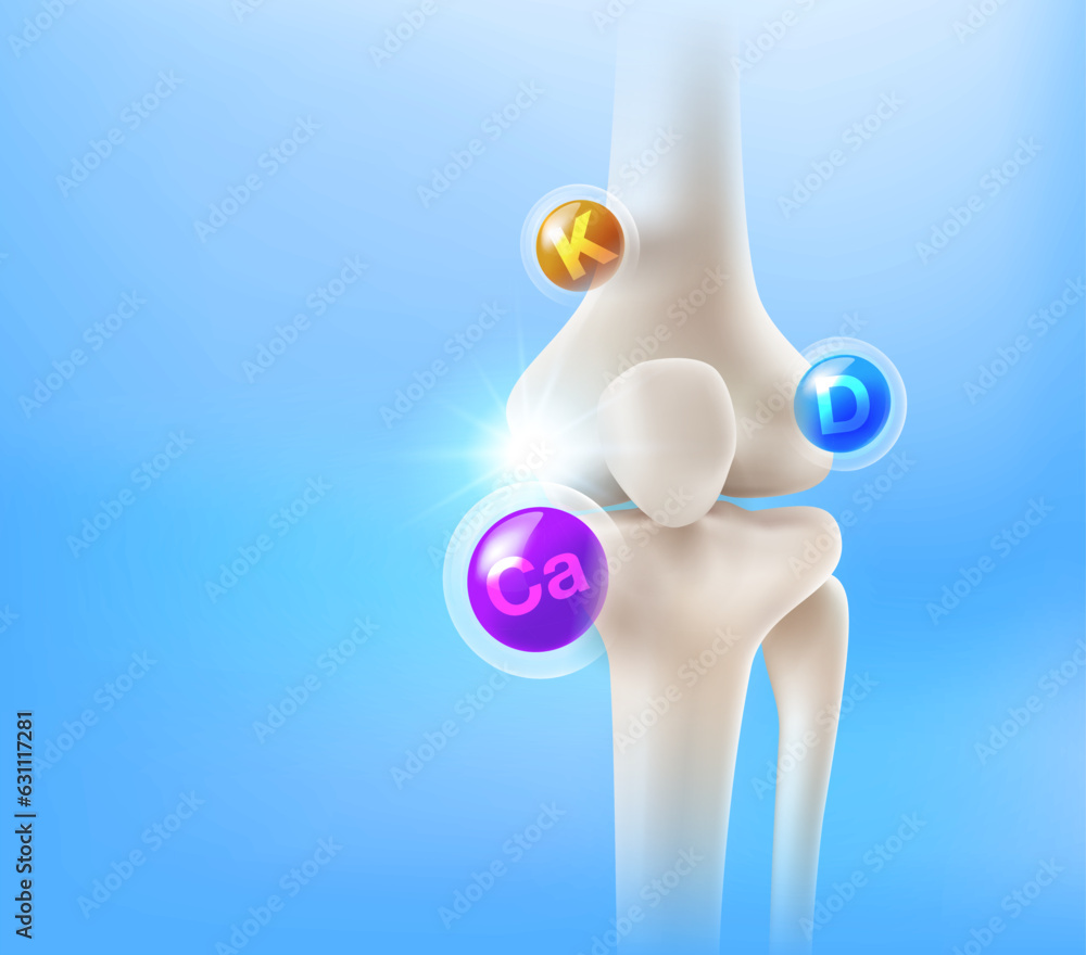 Important vitamins for knee joints and leg bones Helps treat arthritis