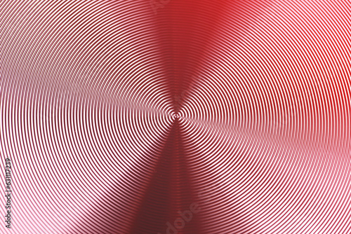 Texture of red metal. Round metal texture. Metal texture background. Extrem close-up.