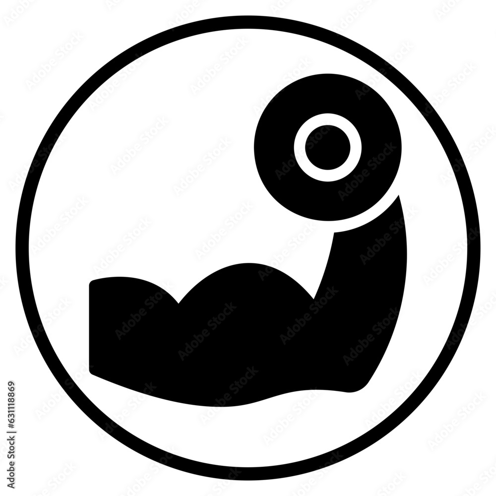 arm glyph icon arm glyph icon