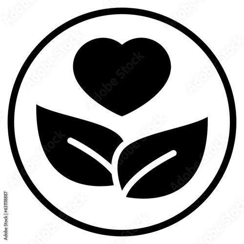 healthy living glyph icon