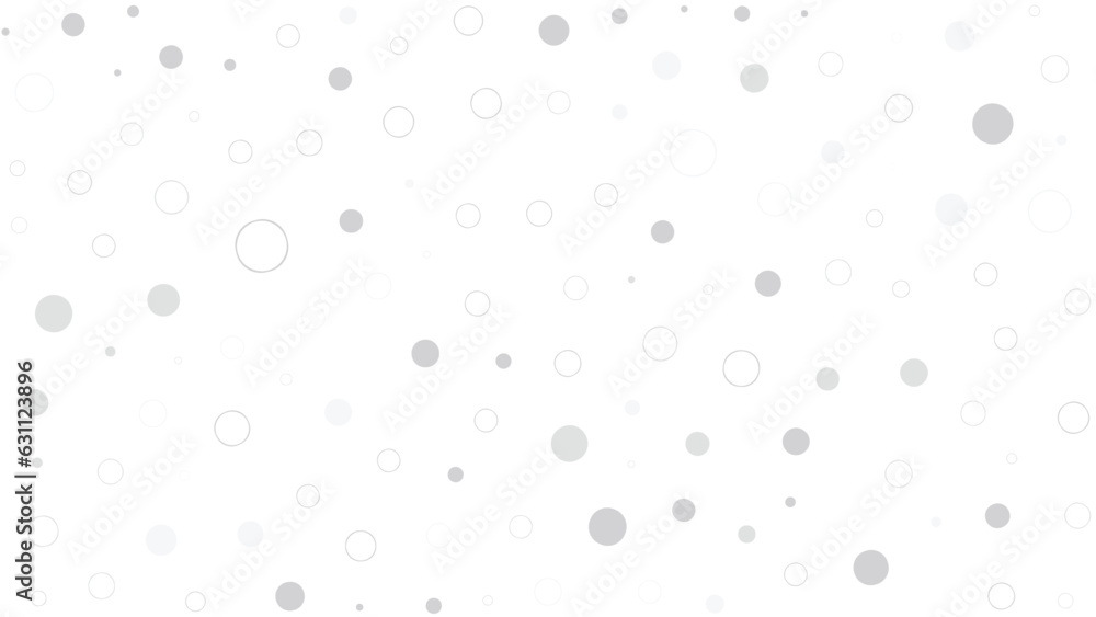 Gray circles pattern. Trendy stylish design for social media and packaging. Creative idea for medical, technology or science design. Isolated on white background. Vector