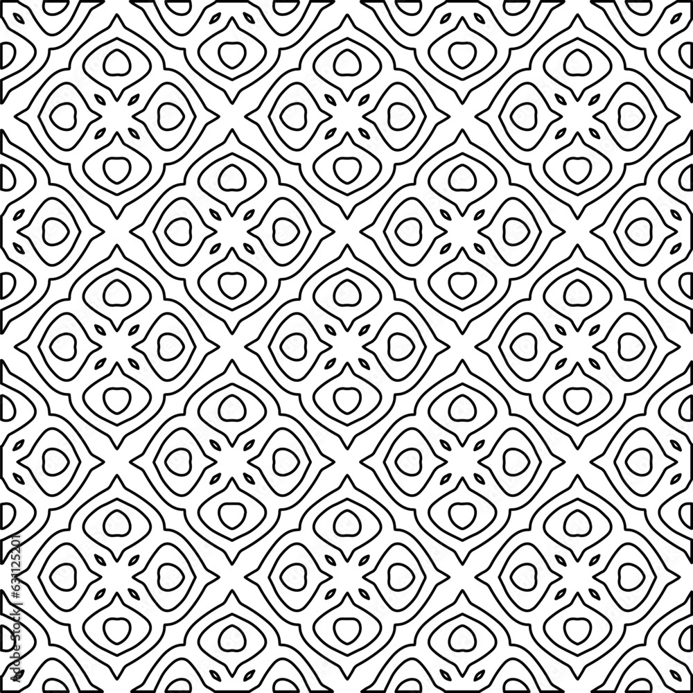 White background with black lines. Modern stylish abstract texture. Repeating geometric shapes from striped elements.
White background with black lines. Modern stylish abstract texture. Repeating geometric shapes from striped elements.