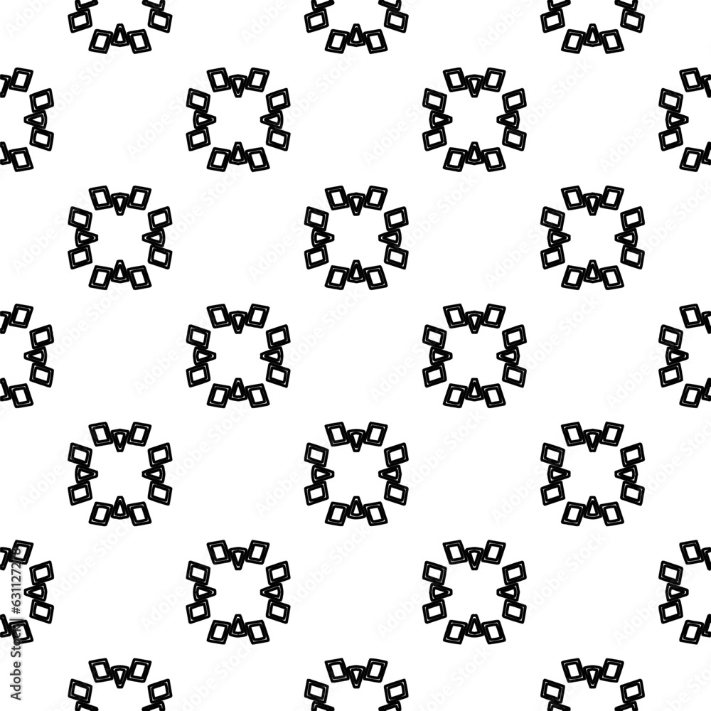 White background with black lines. Modern stylish abstract texture. Repeating geometric shapes from striped elements.
White background with black lines. Modern stylish abstract texture. Repeating geometric shapes from striped elements.