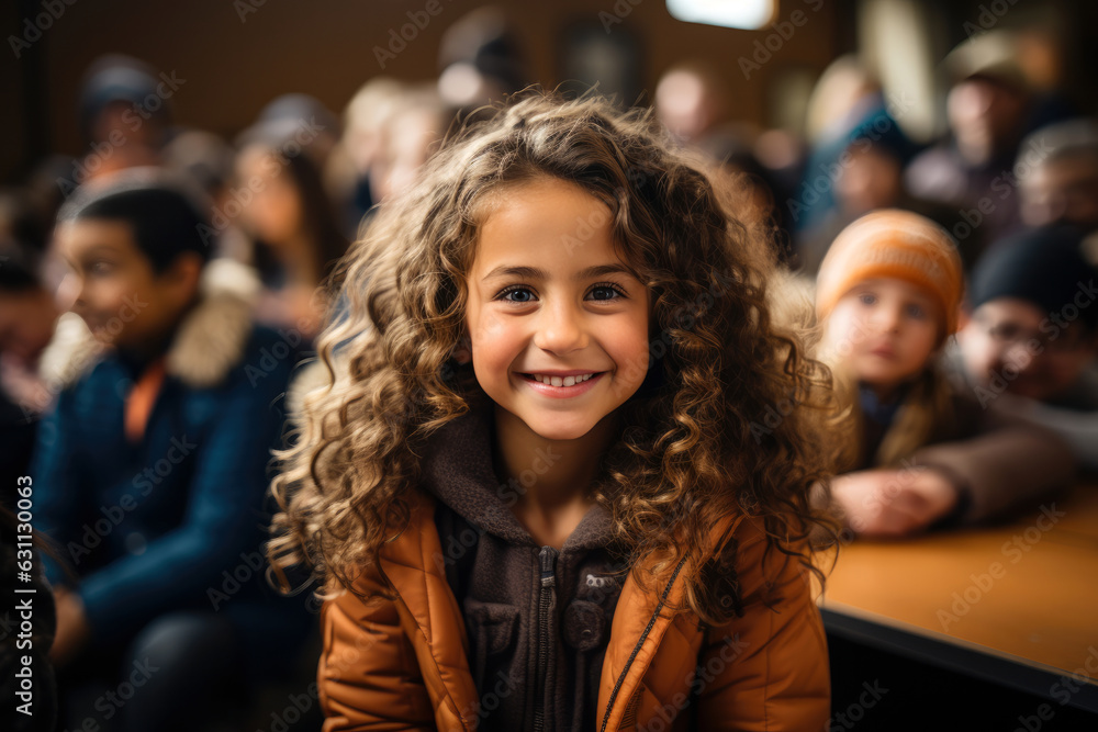 Young girl with a twinkle in her eye Young girl with a twinkle in her eye