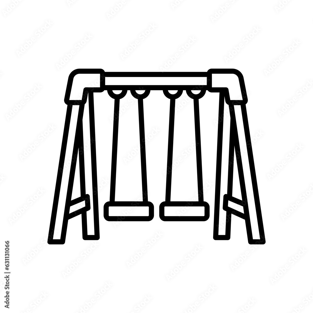Swing icon in vector. Illustration Swing icon in vector. Illustration