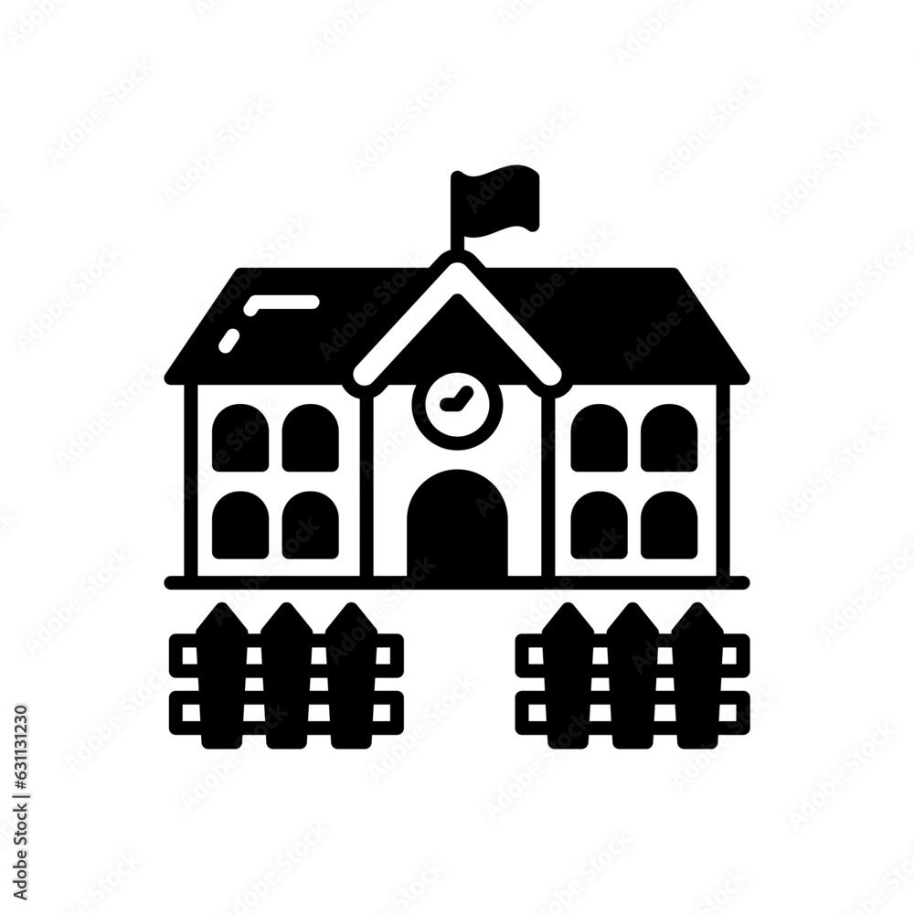 Kindergarten icon in vector. Illustration Kindergarten icon in vector. Illustration