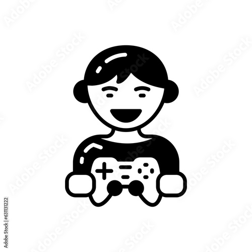 Gaming icon in vector. Illustration
