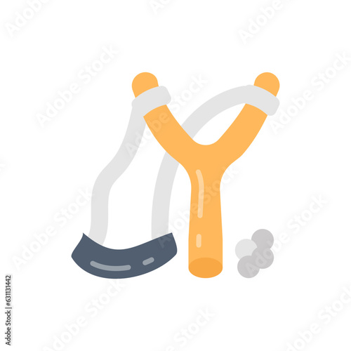 Slingshot icon in vector. Illustration