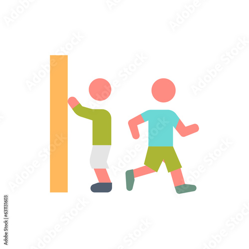 Hide and Seek icon in vector. Illustration