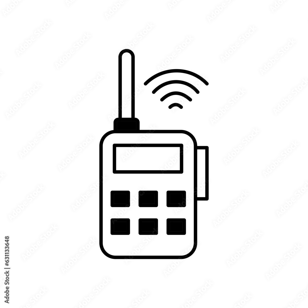Walkie talkie Vector Icon
Walkie talkie Vector Icon