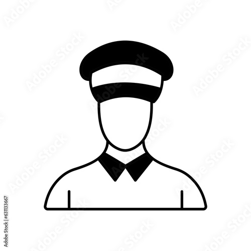 Captain Vector Icon

