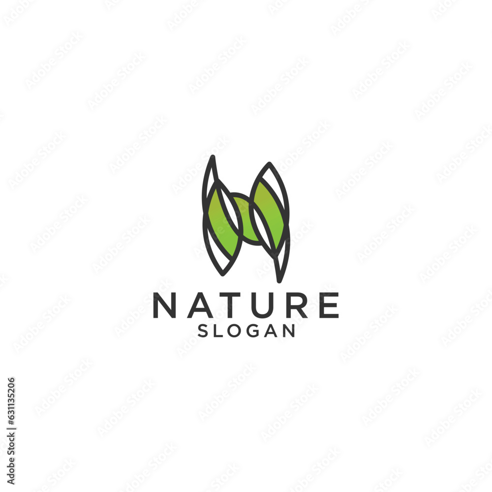 nature leaf tree growth logo icon design. flat vector. nature leaf tree growth logo icon design. flat vector.