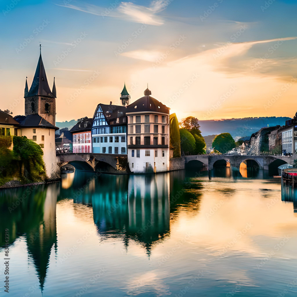 Fototapeta premium town