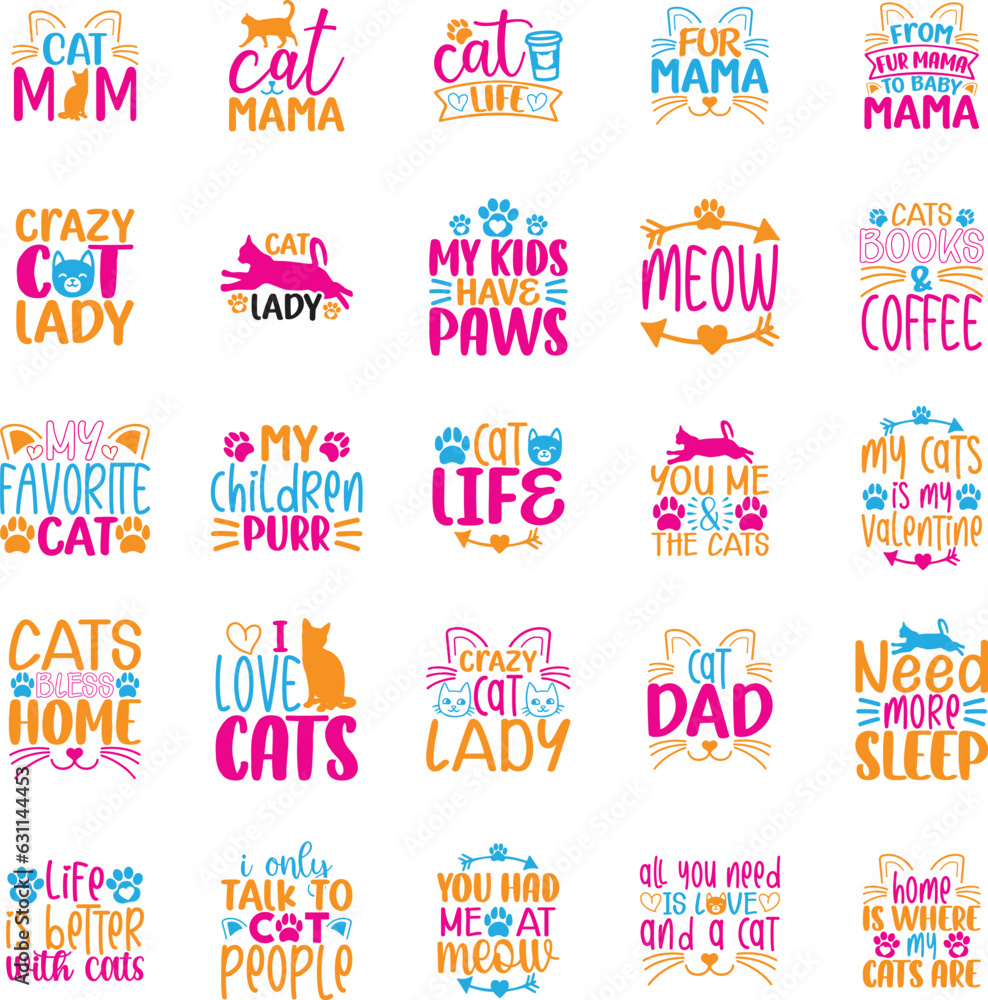 Cat cut file design bundle Cat cut file design bundle