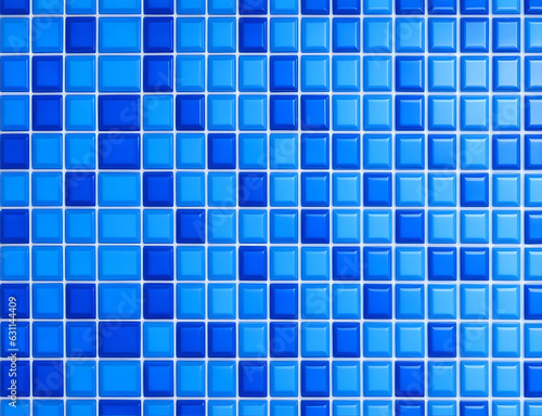 blue tile wall checkered background bathroom floor