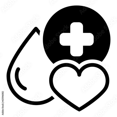  Blood glyph icon