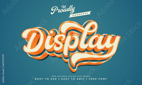 colorful playful fun glossy shiny 3d editable text effect alphabet font typeface typography vector