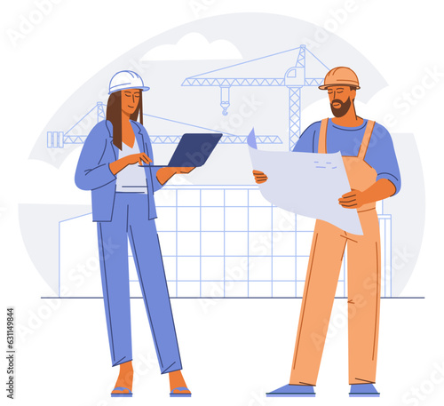 Building industry concept.