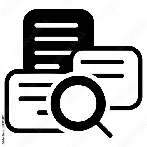  Search news glyph icon