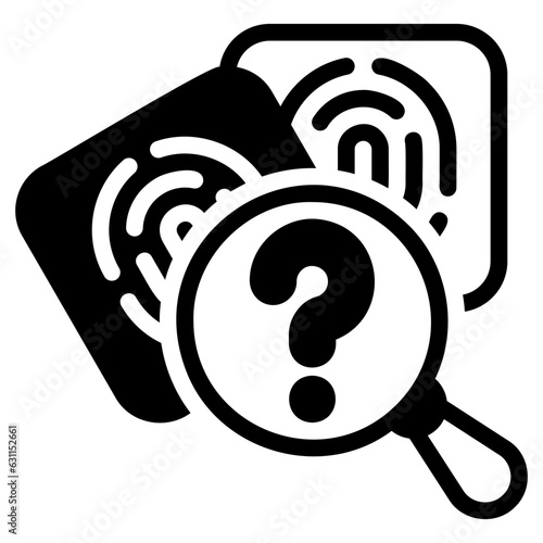  Investigation glyph icon