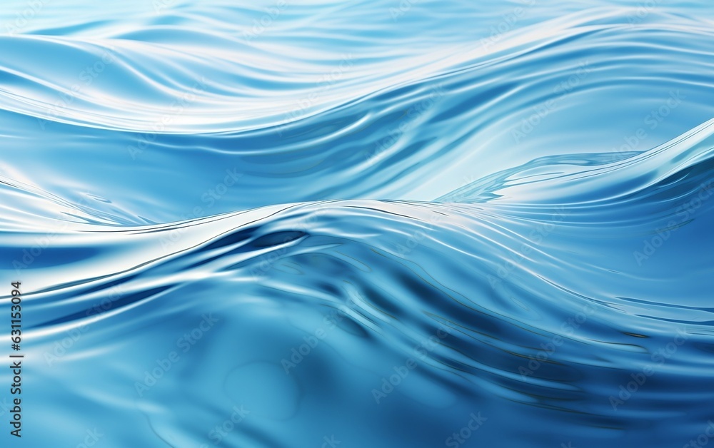 Abstract Water Waves 3D Background