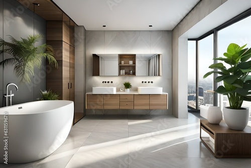 modern bathroom interior