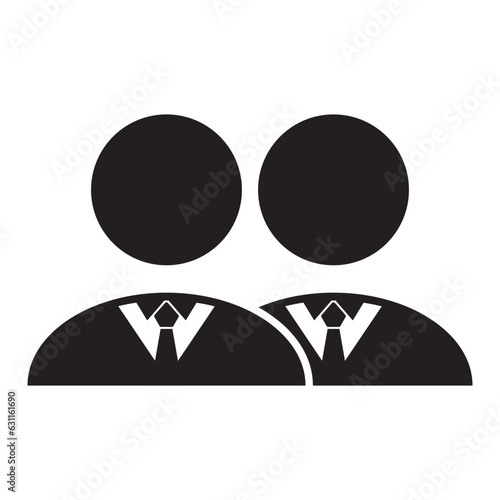 guest icon design vector isolated