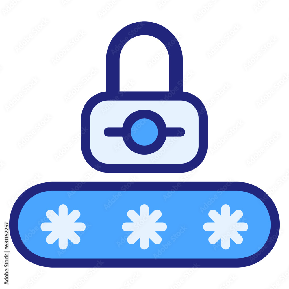  Login blue icon