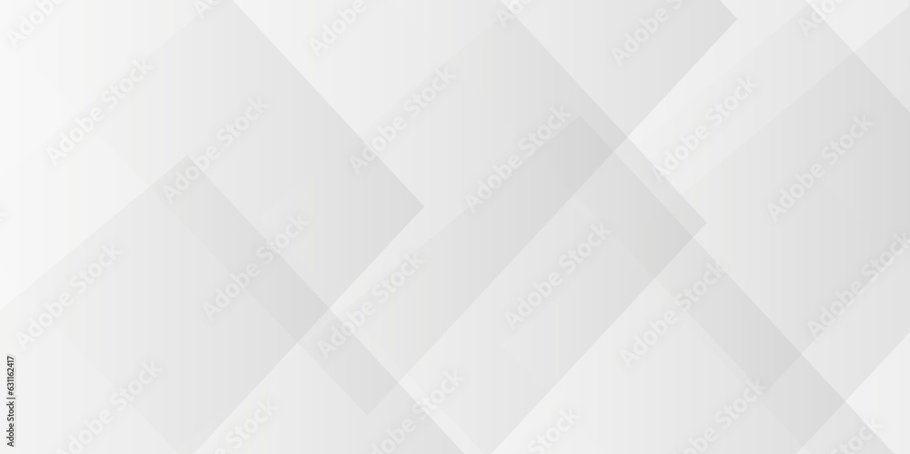 Abstract white and gray background design with layers of textured white transparent material in triangle and squares shapes. White color technology concept geometric line vector background. Abstract white and gray background design with layers of textured white transparent material in triangle and squares shapes. White color technology concept geometric line vector background.