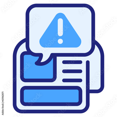  Breaking news blue icon