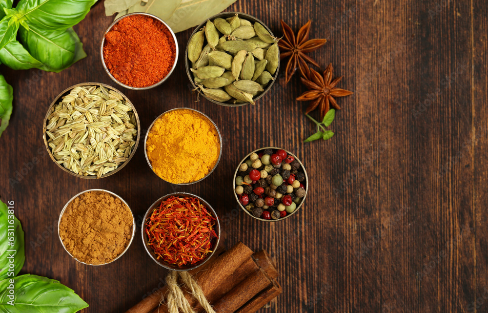 various spices set pepper turmeric paprika saffron various spices set pepper turmeric paprika saffron