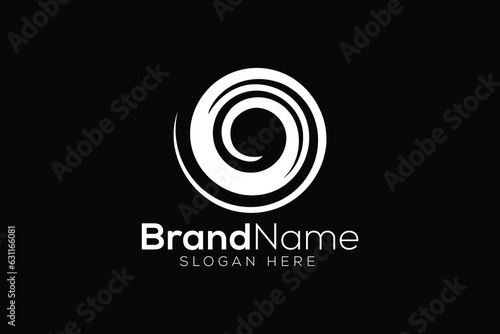 Obraz na płótnie Professional letter o twist logo design vector template w salonie