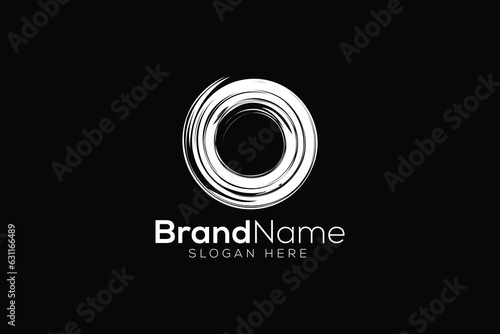Professional letter o twist logo design vector template