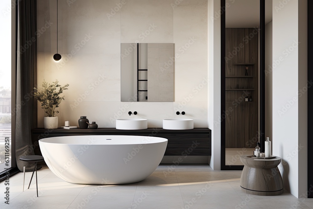 Modern luxury bathroom. Modern luxury bathroom.