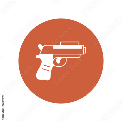 Gun Vector Icon

