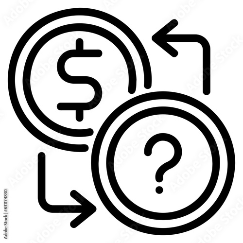  Exchange outline icon