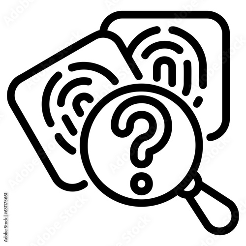  Investigation outline icon