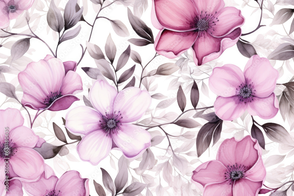 Seamless Watercolor Painting. Seamless Watercolor Painting.