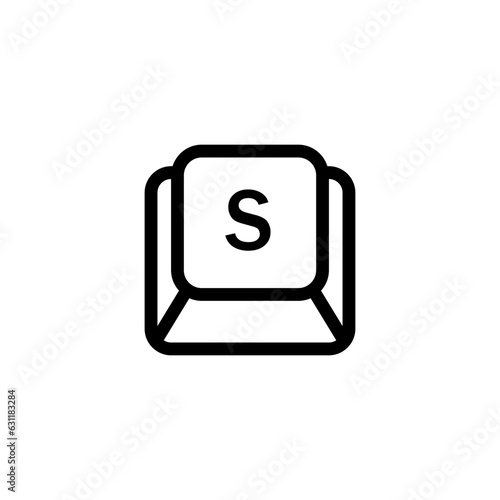 keyboard S icon