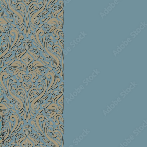 faire-part mariage or et bleu