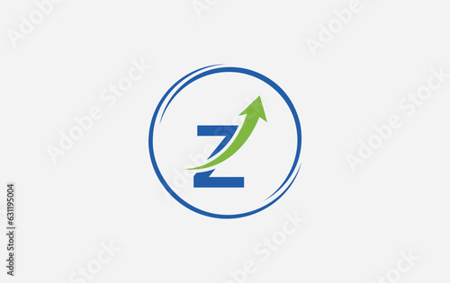 Free Download Growth finance logo. Arrow icon vector and financial circle symbol design - GFXLoad